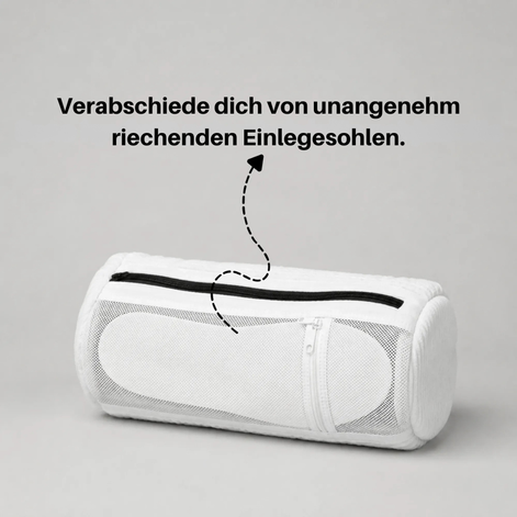 KickClean – Der Beutel für geruchsfreie, blitzsaubere Schuhe in nur 30 Minuten
