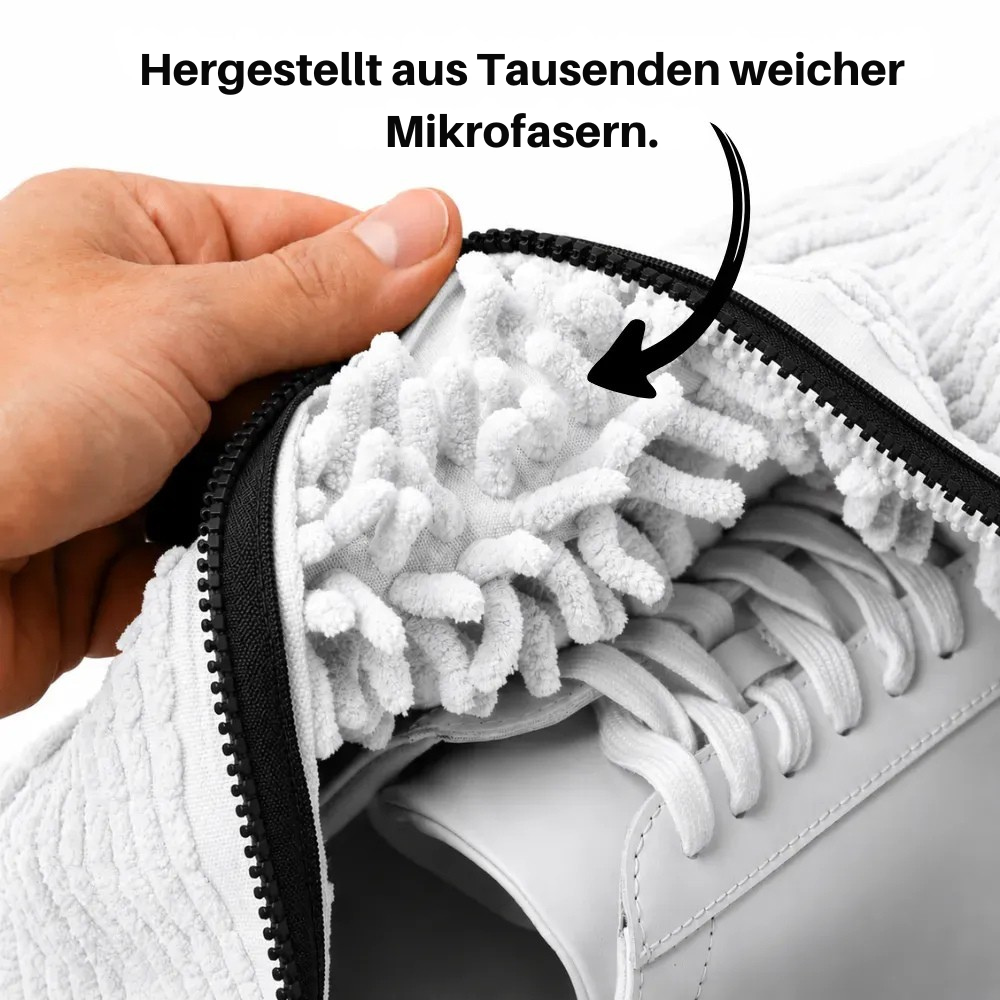 KickClean – Der Beutel für geruchsfreie, blitzsaubere Schuhe in nur 30 Minuten