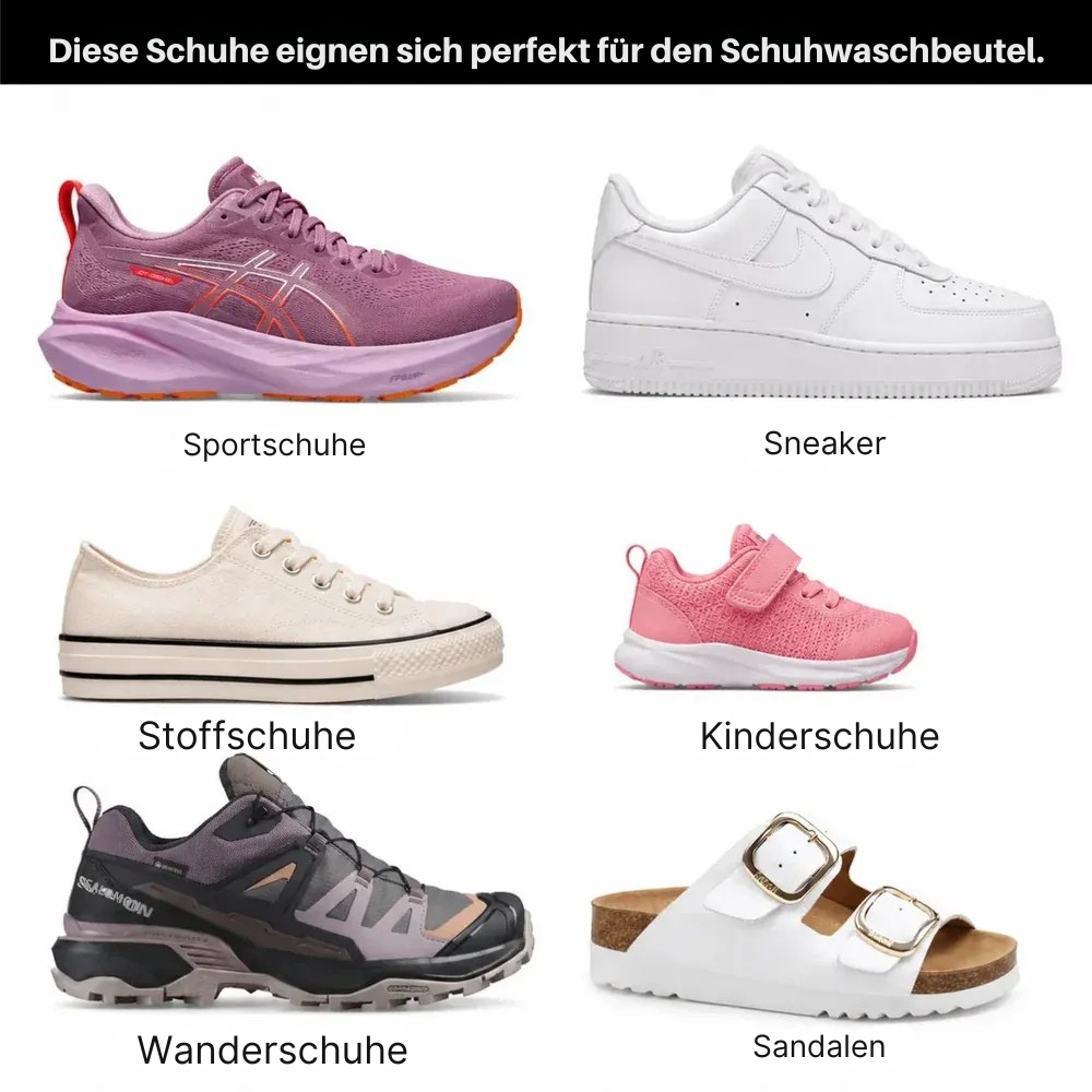 KickClean – Der Beutel für geruchsfreie, blitzsaubere Schuhe in nur 30 Minuten