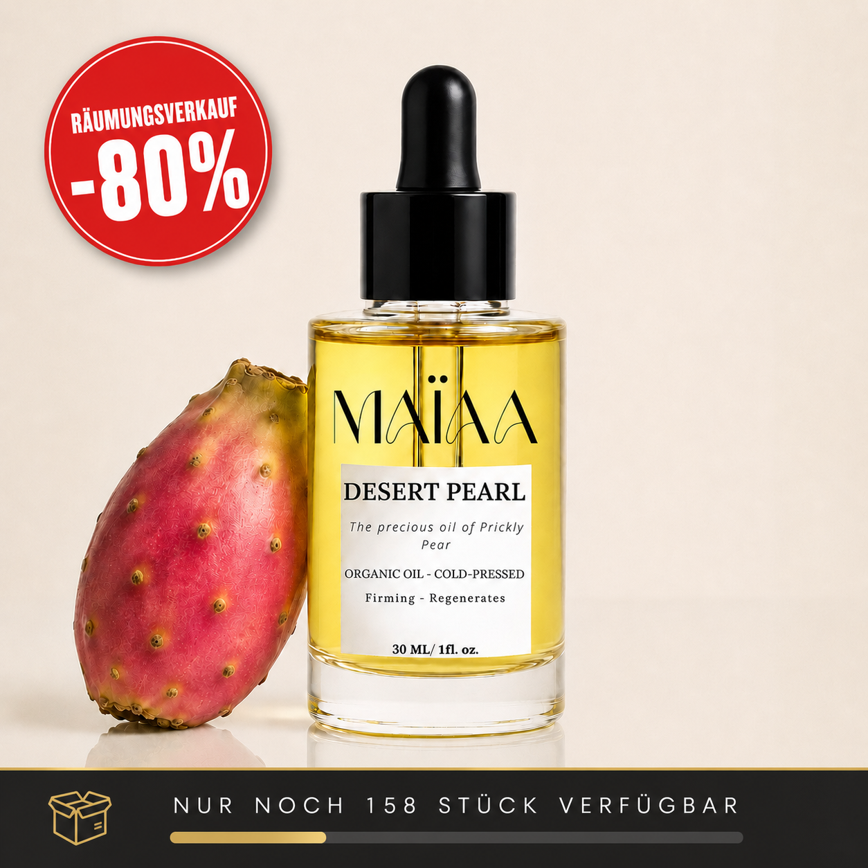 Bio-Kaktusfeigenkernöl – Straffend & Regenerierend | 30 ml